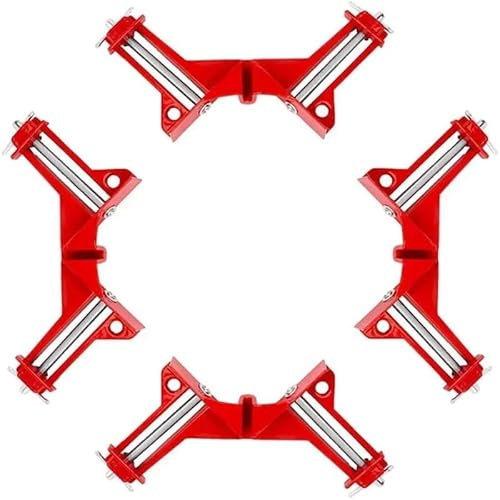 WANGZEYU vinkelspännare 4 delar/sats 90 graders hörn klämma växla klämma för träbearbetning bild ram glas lampa carpenter hand verktyg hörnklämma