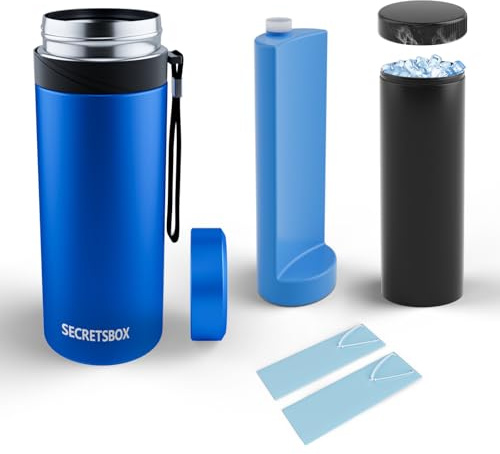 52H Frigo Insulina da Viaggio, 5-7 Penna Frigo per Medicinali con Biogel | Mini Frigorifero per Insulina, Borsa per Diabete da Viaggio, Approvato TSA