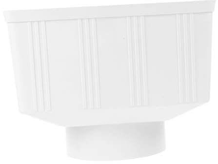 UKCOCO Grondaia Quadrata in Pvc Deviatore di Acqua Piovana e Scarico per Villa, Tubo Rettangolare Pluviale Resistente per Impianto di Raccolta Dell'acqua Piovana