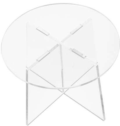 TOYANDONA Support de Plantes Acrylique Transparent pour Fleurs Étagère de Moderne pour Pots de Fleurs Rehausseur de Plantes pour Décoration Intérieure et Bureau Facile à Nettoyer Entretenir