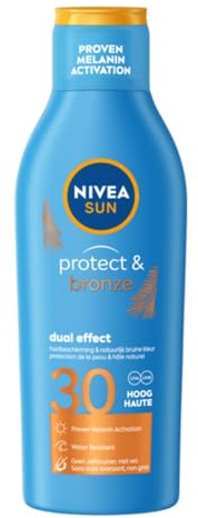 6er Pack - NIVEA SUN Sonnenschutzmilch LSF 30 mit Pro-Melanin-Extrakt – Protect & Bronze – 200 ml