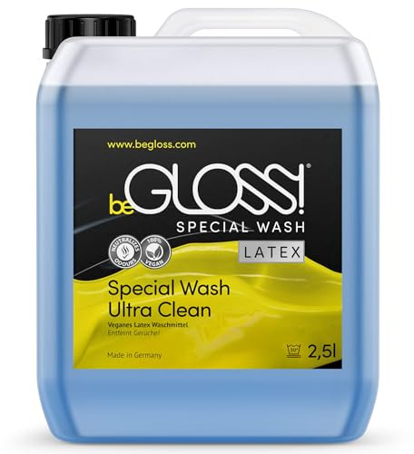 beGLOSS Special Wash 2500 ML - Latex Waschmittel Pflege Reiniger für Gummi & Latex Kleidung