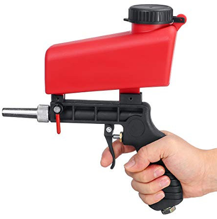 ExcLent Herramienta De Granallado Portátil De 90 Psi Para Chorro De Arena Portátil Con Un Compresor De Aire De 1/4 Pulg.