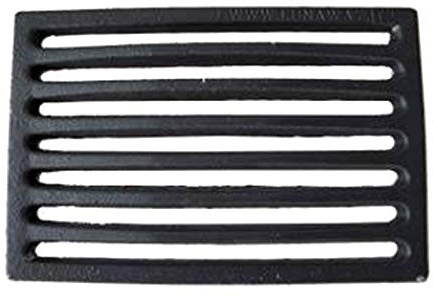 Easyricambi Griglia in ghisa per Camino e Stufa a Legna e Pellet Misura 24 x 16cm per Caduta Cenere e aereazione