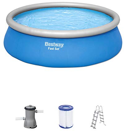 Bestway 57289-3 Set Piscina Gonfiabile Fast Set Rotonda da 457x122 cm