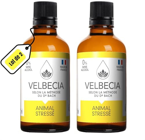 Velbecia® - Bachblüten Haustiere Stress (Katzen, Hunde) ALKOHOLFREI (50 ml)