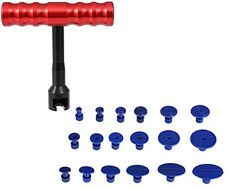 Cenpek - Estrattore di ammaccature per auto, estrattore di ammaccature, senza vernice, kit di riparazione per auto, rimozione danni da grandine, con linguette estrattore