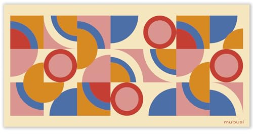 mubusi Tapis Vinyle du Sol Cuisine Salon - Différentes Tailles - (Musique 60x120 cm)