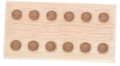 BESTonZON 12löcher Zangenhalter Aus Holz Zangen Organizer Anti-rutsch-halterung Zangenständer Für Aufbewahrung Multifunktions-ständer Für Friseursalon