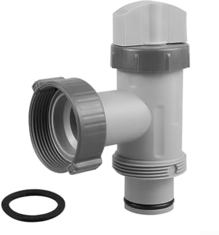 EpheyFIF Above Ground Pool Plunger Valves Replacement For Intex 10747 Large Pool Plunger Valve Assembly #25010 On/Off Plunger Valve