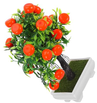 Ciieeo Künstliche Orangenbaum Simulation Bonsai Künstliche Pflanze Faux Obst Dekoration Desktop-schmuck Orangenbaum-dekor