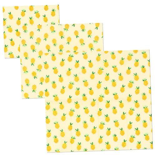 Baluue Beeswax Food Wraps 3pcs Non-Stick Beeswax Paper Baking Food Wraps for Cake for Kitchen Storage