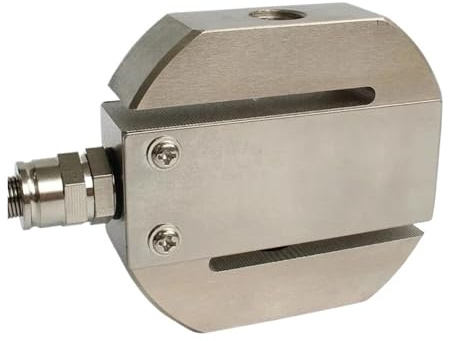 SVGVUBMUC S-Typ Wägezelle S-Typ-Wägezelle Druckspannungskraftmessgerät Prime Hängewaage Gewichtswägezellensensor 1000N 2000lb S-Typ-Sensor(300kg-500kg)