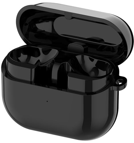 Ladekoffer Kompatibel für Samsung Galaxy Buds 3 Pro ladecase, Ersatz-Ladebox, Ohrhörer-Ladehülle für Samsung Galaxy Buds 3 Pro R630 Bluetooth-Ohrhörer Zubehör，Schwarz