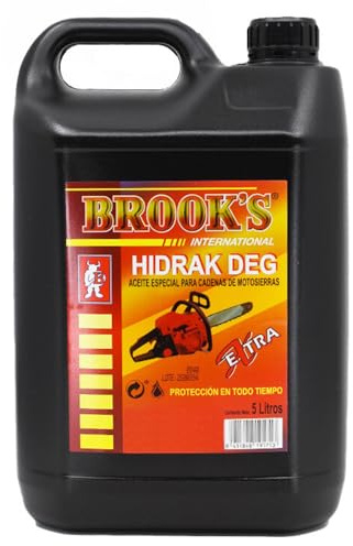 Aceite para Cadena de Motosierra – 5 Litros – Fabricado en España, Lubricante Profesional para Cadenas y Espadines – Antidesgaste, Fluido, Alta Adherencia