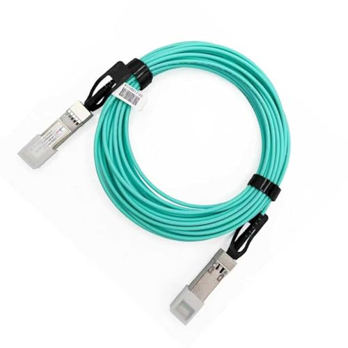 Elfcam - Cavo in fibra ottica da 5 m, 100 Gbps, OM3 QSFP28 a QSFP28 AOC, compatibile con Boardcom,5 metri