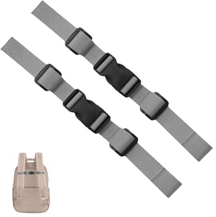 2 Stk Brustgurt Rucksack,Verstellbarer Brustgurt Rucksack Kinder,Rucksackriemen Nylon mit Schnellverschluss,Rucksack Brustgurt Nachrüsten,Rutschfester Gurtband für Schultasche,Joggen,Wandern,Außerhalb