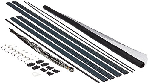 hecht international Fliegengitter Fenster Master Slim, 1 Stück, anthrazit, 100 x 120 cm, 100690407-VH