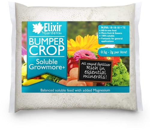 Elixir Gardens Bumper Crop Soluble Citrus Feed 2.5kg Bag | NPK 18:18:18 + TE