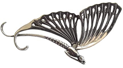 Jugendstil Brosche Schmetterling 925 Silber