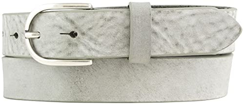 BELTINGER Damen-Gürtel aus weichem Vollrindleder Vintage-Look 3 cm | Leder-Gürtel für Damen 30mm | Schmaler Gürtel Used-Look