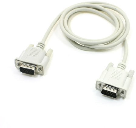 Ruilogod 124cm de longitud VGA M/M 9 PIN al cable de cable VGA 15 PIN para computadora