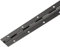 Gedotec Klavierband zum Schrauben | Türband gerollt | Tür-Scharnier Schwarz matt | Anschraubband 800 x 32 mm | STABILO | Möbelscharnier gebohrt | 1 Stück - Stangenscharnier