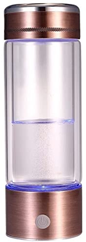 Portable Hydrolyzed Hydrogen Water Bottle，0.8-1.2Ppm Hydrogen Water Bottle, Portable Hydrogen-Rich Water Glass Rechargeable Ion Water Generator Hydrogen-Rich Water Cup Generator For Home Tr
