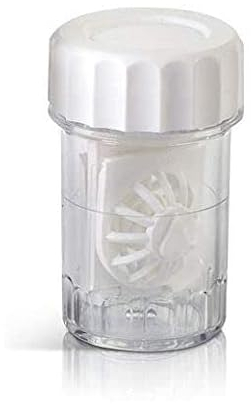 Eyetonic Kontaktlinsenbehälter (10 Stück) Standard Barrel Typ Case für den täglichen Gebrauch, farblos