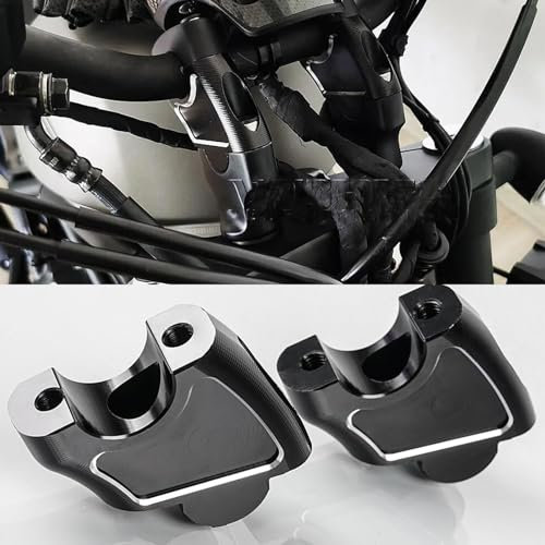 WOOGA Pièces modifiées pour moto, rehausseurs de guidon, hauteur de 45 mm, kit de serrage de 25 mm vers l'arrière, compatible avec Ho&nda Rebel CMX 1100 CMX 500 CMX 300 CMX 250, accessoires 2017-2024