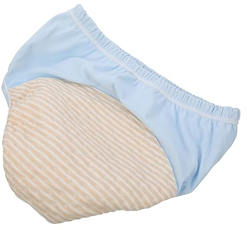 KOMBIUDA Altenpflegewindel Inkontinenzwindel Waschbar Für Senioren Baumwollwindel Bequeme Harnunterwäsche Stillunterwäsche Urinpflegeunterhose Auslaufsicher