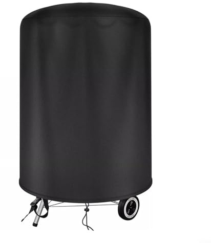 Withtalentto Kugelgrill-Abdeckung, Holzkohlegrill-Abdeckung, runde Grillabdeckung, für Raweao Kugelgrill-Abdeckung, für Weber 57 cm wasserdichte Grillabdeckung, runder Grill
