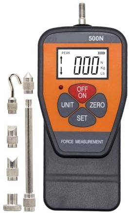 Dinamometro, Misuratore di digitale Misuratore di di spinta e trazione Attrezzatura portatile Misuratore di pressione ad alta precisione Dinamometro 100N/200N/300N/500N,Dinamometro digitale(100N)