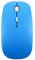 Generic Ultra Slim 2.4 GHz Wireless Mouse, USB Laptop PC Cordless Mouse, Small, Blue, 4 Button, 10m Range, Adjustable 1600 DPI, Optical Sensor, Bluetooth, Compatible for PC Laptop Computer