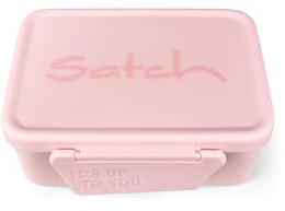 Satch Portamerenda in acciaio inox Rose - Rosa | Con scomparto divisorio e lavabile in lavastoviglie per un utilizzo pratico e igienico ogni giorno