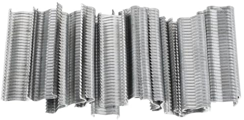 BESPORTBLE 600pieces Nail Ring Pliers Kit Clips for Chicken Rabbit Cages Pet Mesh Staples Wire Fencing Animal Cage Repair