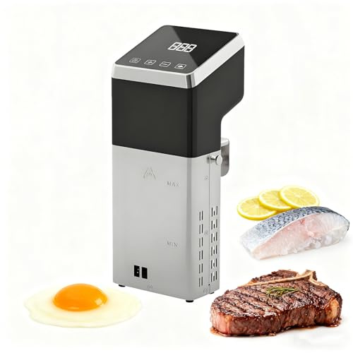 Sous Vide Cooker Kit, 1600W Immersion Circulator, Digital Timer and Temperature Control, Complete Sous Vide Machine Cooking Kit for Home Chefs and Beginners