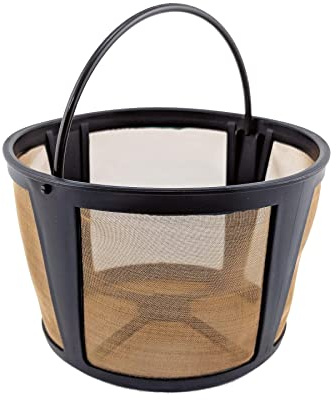 NRP Größe 14 Tassen Korb Netzboden Permanent Kaffeefilter für Beem, Phillips, Gastroback Kaffeemaschine 1-stück, auch passend für Bella, Bialetti,Krups und MEHR