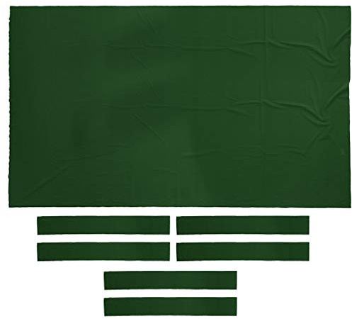 lahomia Billardtischdecke Filz Snooker Tischkissen für Billardtuch 8ft + 7ft Tischdecke - Grün, 8ft
