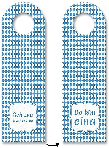 Bayrischer Türanhänger - Do kim eina oder geh zua du Zipfelklatscher