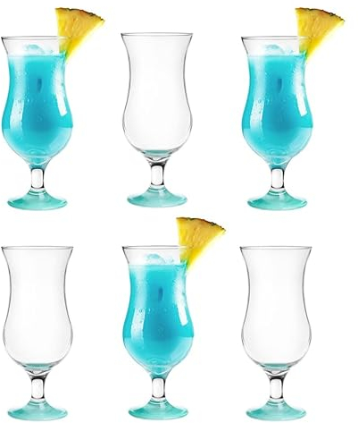Glasmark Krosno Set De 6 Copas De Cóctel 420Ml Copa De Cóctel Ginebra Vino Agua Turquesa