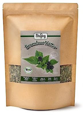 Biojoy Feuilles de ronce commune BIO (250 g), séchées et coupées, pour thé et infusion (Rubus fruticosus)