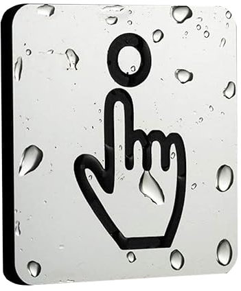 Please Ring the Bell Sign Ring Doorbell Sticker Please Ring Bell Sign Self Adhesive Acrylic Door Sign House Garden Wall Plaque Doorbell Notice with Icon