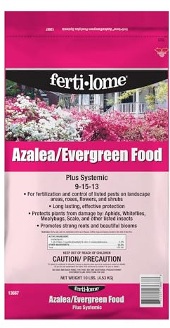Fertilome (13687) Azalea/Evergreen Food Plus with Systemic 9-15-13 (10 LBS)