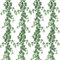 ROLLWAY Lot de 4 Lierre Artificiel Faux Lierre Guirlande Lierre Decoration 2m Liane Artificielle Guirlande Fausse Plante Tombante Feuillage pour Mur Chambre Jardin Interieur Extérieur (Vert)
