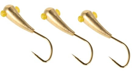 Gogogmee Angelhaken Aus Messing 3er-Set Mit Ideal Zum Welsangeln Süßwasser