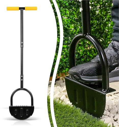 Taylor & Brown Lawn Edging Tool for Garden Borders, Step Lawn Edger with Long Handle, Edger Garden Edger Tool Gardening Tools for Lawn Edge