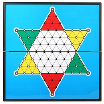 Schachbrett Magnetisches Dame-Set, zusammenklappbar, tragbares Design, Reisebrettspiel for Kinder und Erwachsene, perfekt for Autofahrten und Familiencamping brettspiele(32 * 32 * 2cm)