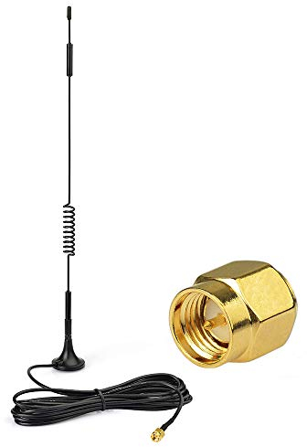 Eightwood 868mhz Antenna 7dbi SMA adattatore Segnale ripetitore con cavo 300cm RG174 per Wireless antenna Homematic CCU2 CC1101 Netgear Fibaro sistema Home Center 2 Netgear Dlink Belkin Huawei