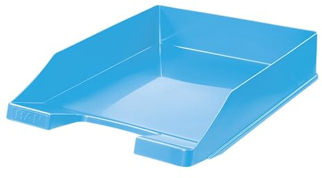 HAN 1027-X Briefablage KLASSIK, DIN A4/C4, stapelbar, stabil, modern (10er Pack | hellblau)